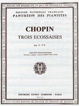 Illustration de Écossaise op. 72 N° 3