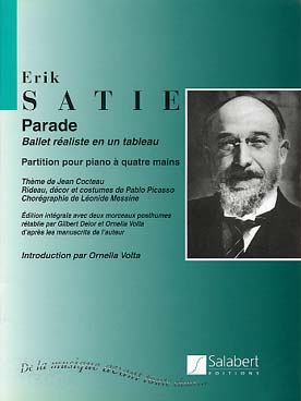 Illustration satie parade (red. piano 4 mains)