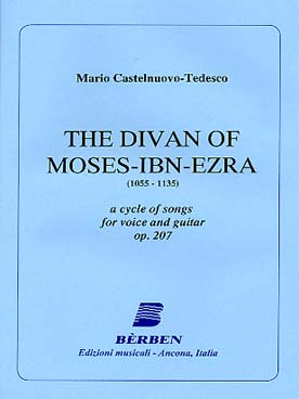 Illustration de The Divan of Moses-Ibn-Ezra op. 207 (texte anglais)
