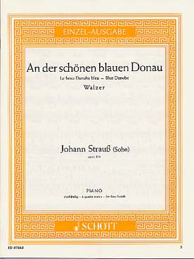 Illustration de Le Beau Danube bleu op. 314