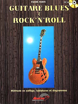 Illustration fanen guitare blues & rock'n'roll + cd
