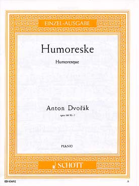 Illustration de Humoresque op. 101 N° 7 - éd. Schott