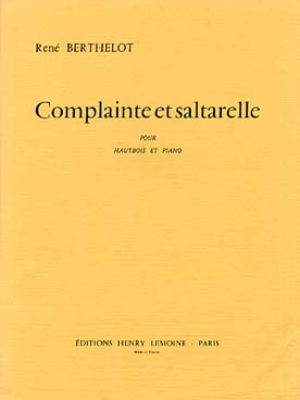 Illustration de Complainte et saltarelle