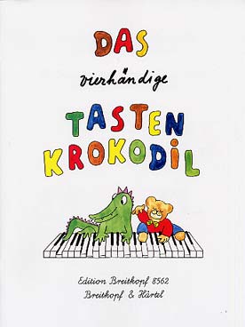 Illustration de Le CROCODILE DU CLAVIER pour piano 4 mains