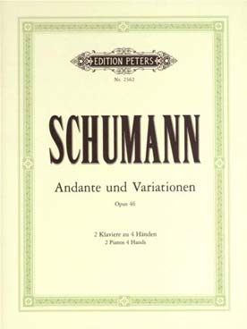 Illustration de Andante et variations en si b M op. 46