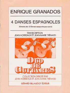 Illustration de Danses espagnoles N° 2 Orientale, 4, 11 et 12 (tr. Horreaux/Tréhard)