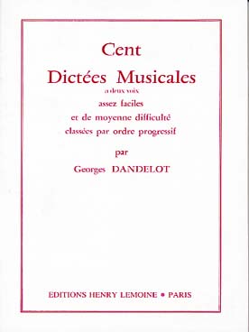 Illustration de 100 Dictées à 2 voix (assez facile et moyenne difficulté)