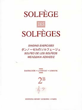Illustration de SOLFEGE des solfèges - Vol. 2 B 2 clés a/a