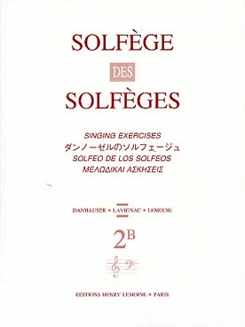 Illustration de SOLFEGE des solfèges - Vol. 2 B 2 clés a/a