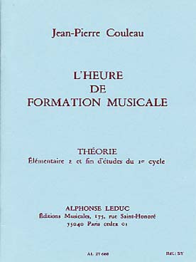 Illustration de L'Heure de formation musicale - Théorie - Niveau E 2