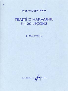 Illustration de Traité d'harmonie en 20 leçons - B : Réalisations