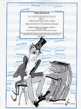Illustration de La Lecture musicale par l'éducation de l'œil, avec des exercices spécifiques pour claviers de Bob Revel