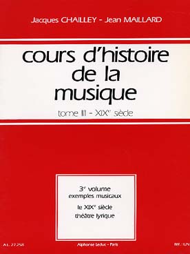 Illustration de Cours d'histoire de la musique Tome 3 : 19e (1789 - 1914) - Vol. 3 : Exemples musicaux (8)