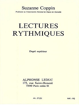 Illustration de Lectures rythmiques Degré Supérieur