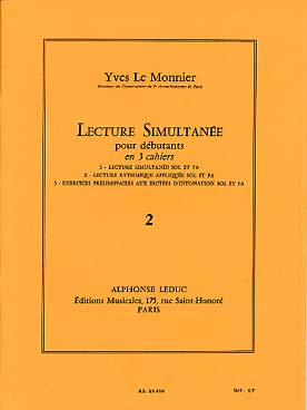 Illustration de Lecture simultanée sol et fa débutant - Vol. 2 : Lecture rythmique appliquée