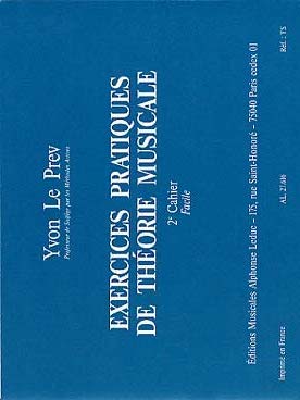 Illustration de Exercices pratiques de théorie musicale - Vol. 2 (facile)