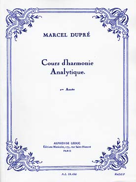 Illustration de Cours d'harmonie analytique - 2e Année