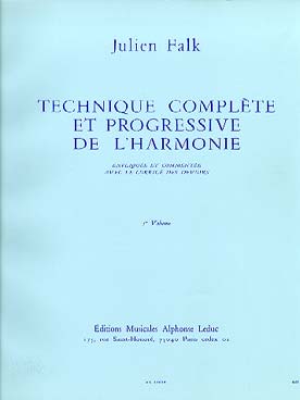 Illustration falk technique de l'harmonie  vol. 1
