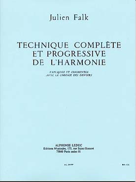 Illustration de Technique complète et progressive de l'harmonie expliquée et commentée Corrigé des devoirs