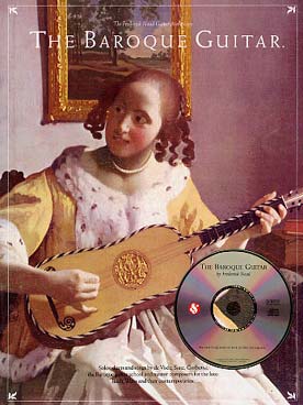 Illustration de BAROQUE GUITAR, avec CD d'écoute (rev. Noad) : œuvres de Visée, Sanz, Corbetta, Bach, Purcell, Weiss...