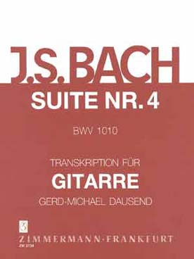 Illustration de Suites pour violoncelle - N° 4 BWV 1010 (tr. Dausend)