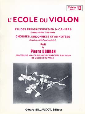 Illustration de L'École du violon, études progressives - Vol. 12