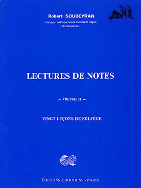 Illustration de Lectures de notes (20 leçons de solfège) - Vol. 2