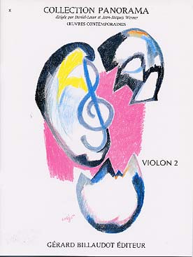 Illustration de PANORAMA (coll. d'œuvres contemporaines) - Violon 2 : œuvres de Legrand, Polach, Gasparian, Gut, Ton-That