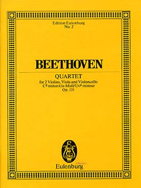 Illustration de Quatuor à cordes op. 131 en do # m