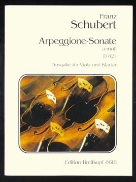Illustration de Sonate arpeggione D 821 en la m pour  alto et piano