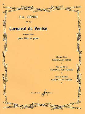 Illustration de Carnaval de Venise, fantaisie variée  op. 14