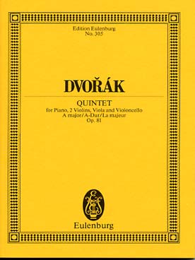 Illustration de Quintette avec piano op. 81 en la M