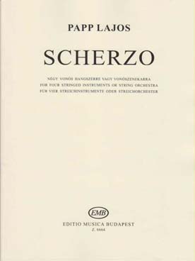 Illustration de Scherzo pour 4 instruments à cordes ou à vent ou orchestre