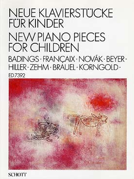 Illustration de NEUE KLAVIERSTÜCKE für Kinder : Beyer, Françaix, Brauel ...