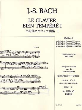 Illustration de Le Clavecin bien tempéré (rév. Bitsch) - Vol. A