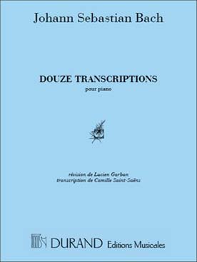 Illustration de 12 Transcriptions de Saint-Saëns