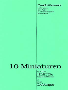 Illustration de 10 Miniatures pour 4 flûtes