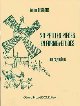 Illustration de 20 Petites pièces en forme d'étude pour xylophone