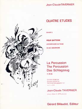 Illustration de 4 Études pour batterie - Vol. 2 : Préparatoire