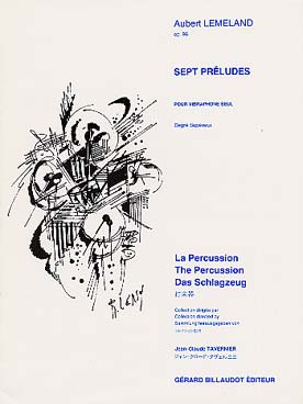 Illustration de 7 Préludes op. 96 pour vibraphone solo
