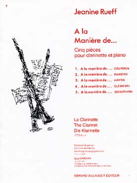 Illustration de A la manière de... Couperin, Rameau, Haydn, Clémenti, Schumann (5 pièces)