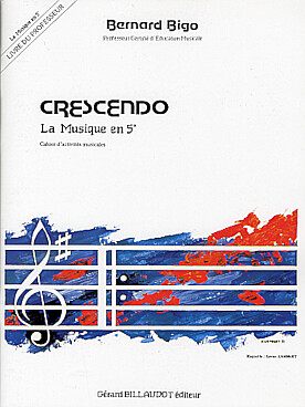 Illustration de Crescendo : cahier d'activités musicales Musique en 5e - Livre du professeur