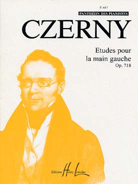 Illustration de Op. 718 : 24 Études pour la main gauche - éd. Lemoine
