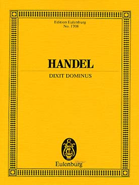 Illustration de Dixit Dominus pour chœur mixte et orchestre (bac 2005 et 2006 série L)