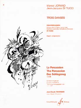 Illustration de 3 Danses pour percussion et piano