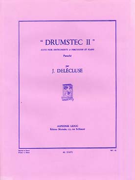 Illustration de Drumstec 2 pour percussions et piano
