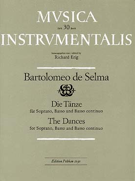 Illustration de Die Tänze : canzoni, fantasie et correnti