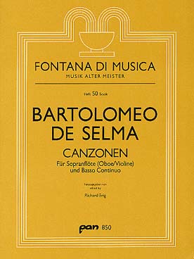 Illustration de Canzonen pour flûte à bec soprano et basse continue