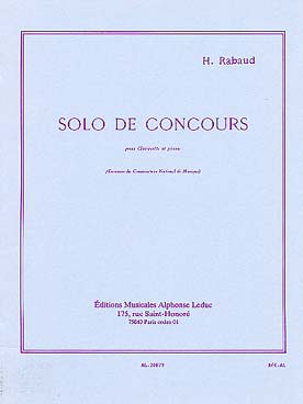 Illustration de Solo de concours op. 10