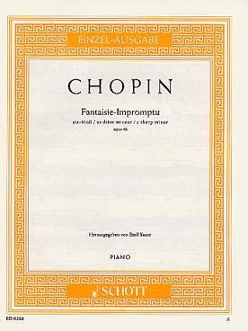 Illustration de Fantaisie-impromptu op. 66 en ut # m - éd. Schott